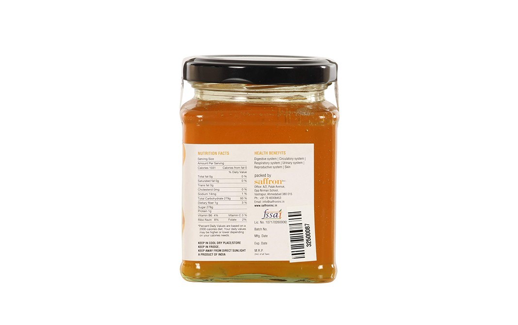 BNuts Acacia Honey    Glass Jar  325 grams